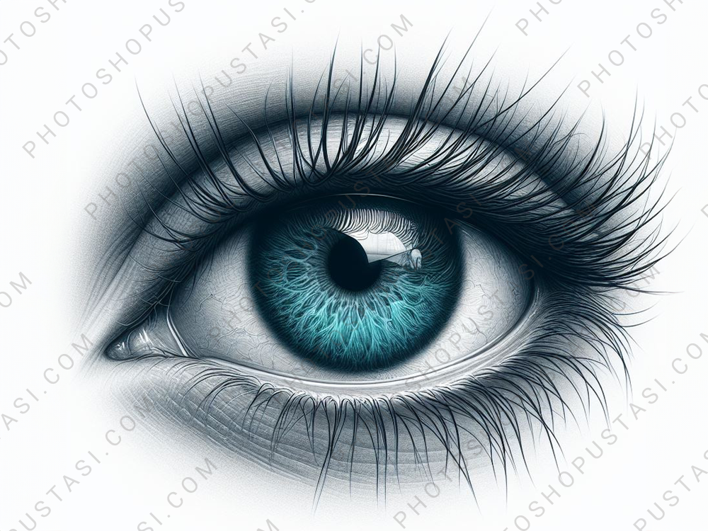 Mavi Göz Çizimleri